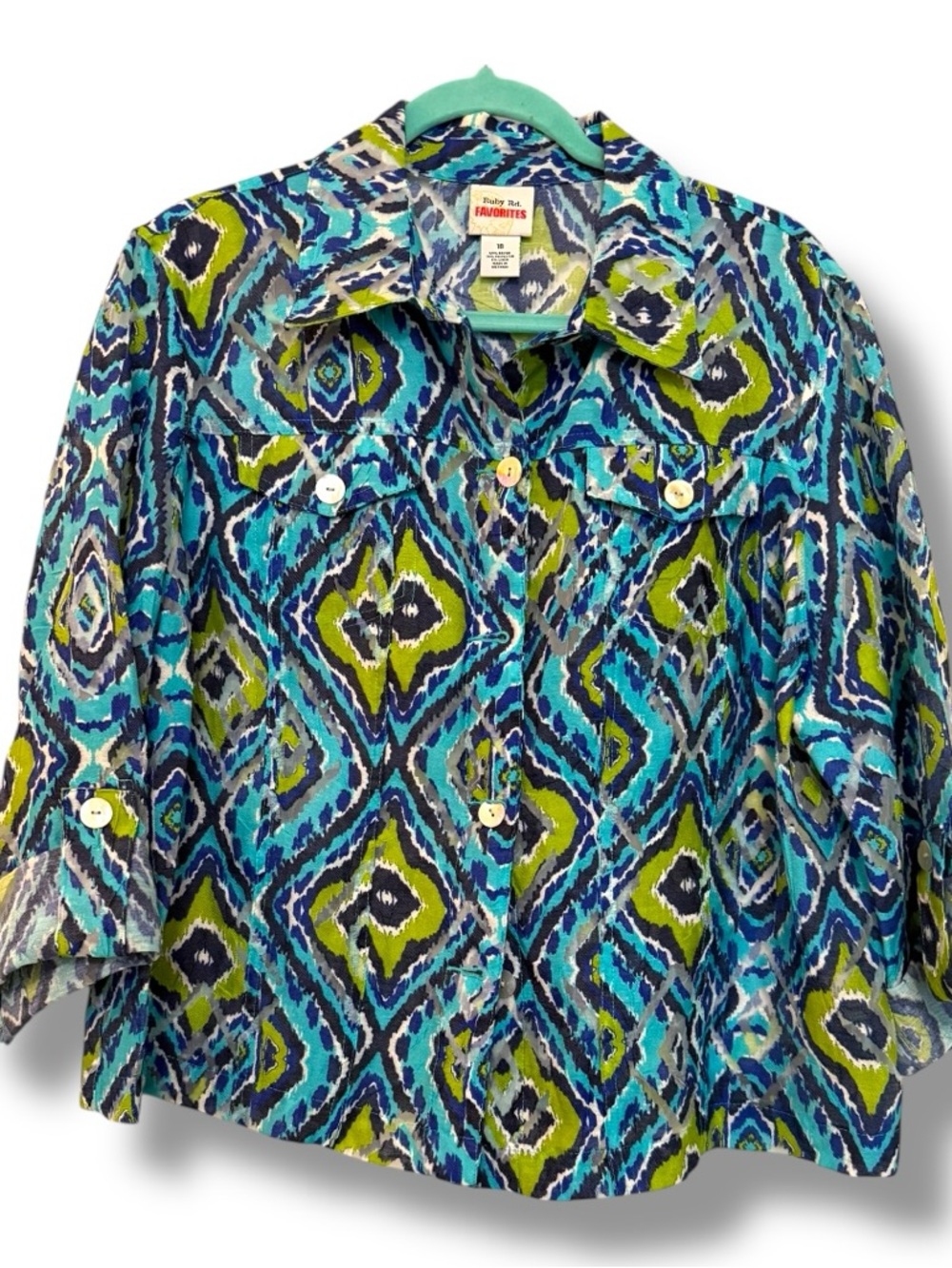 9 Shirt Bundle Chico’s & Ruby Road Plus Size  - Size 18 & Chicos 3 - Picture 9 of 12